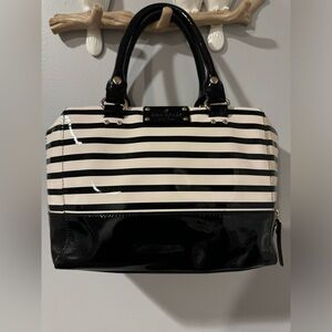 Kate Spade‎ Rachelle Wellesley Striped Bowling Bag Purse